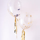 Kit de ballons avec confettis or et argent - Solsken