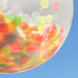 Kit de ballons géants avec confettis néon - lot de 3 - Solsken